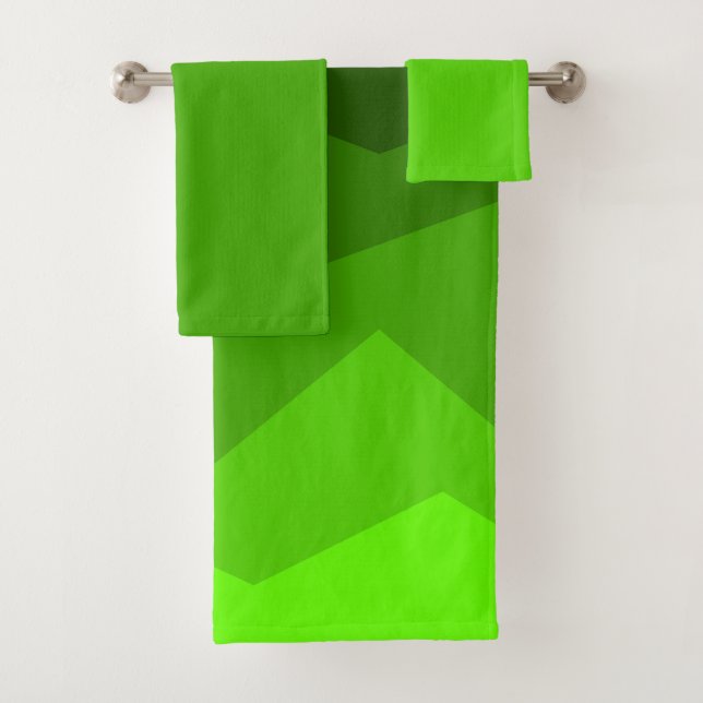 Green Fade Badhandtuch Set (Insitu)