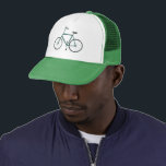 Green Fahrrad Trucker Hat Truckerkappe<br><div class="desc">Niedliches grünes Fahrrad schmückt diesen lustigen LKW-Hut. Handgezeichnete Kunst nur für Sie! Karo meinen Shop für weitere Designs!</div>
