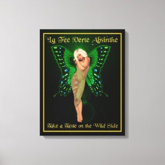 Green Fairy Absinthe Leinwanddruck