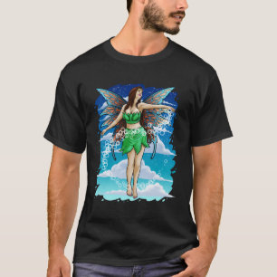 Green Fairy Gift Fairies Fay Wings Pixie Magie G T-Shirt