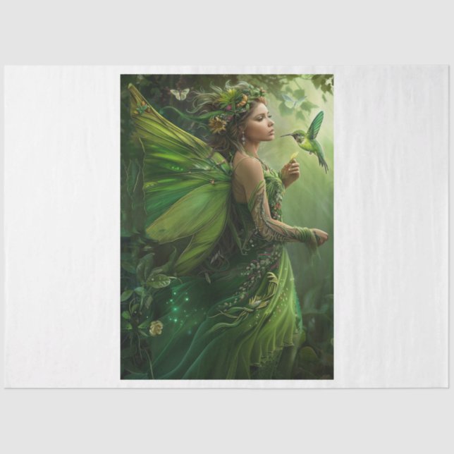 Green Fairy Seidenpapier (Vorderseite)