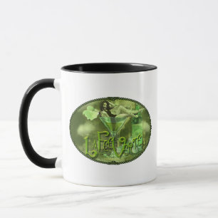 Green Fairy Splashy Collage I Tasse