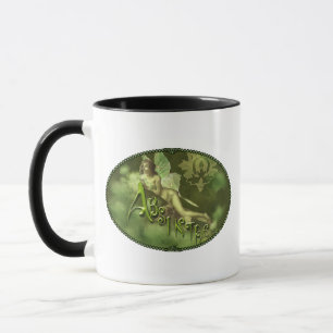 Green Fairy Splashy Collage II Tasse