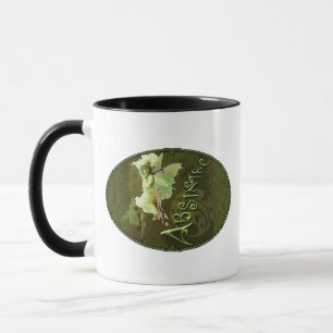 Green Fairy Splashy Collage III Tasse