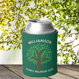 Green Family Reunion Tree Cool Custom Keepsake Dosenkühler
