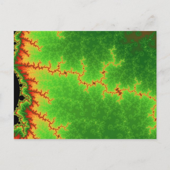 Green Fault Line Postcard Postkarte (Vorderseite)