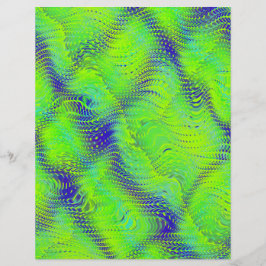 Green Faux Snakeskin Bulk Scrapbook Paper Pages Flyer