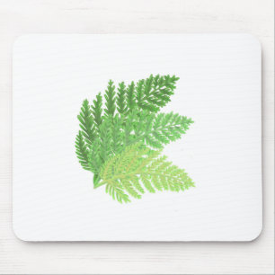 Green Fern Trio Mousepad