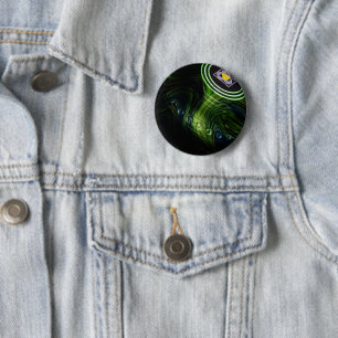 Green Fire Lawle, 6 cm Abzeichen rund Button