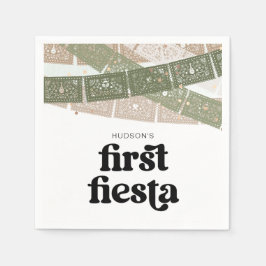Green First Fiesta Geburtstagsparty Napkins Serviette