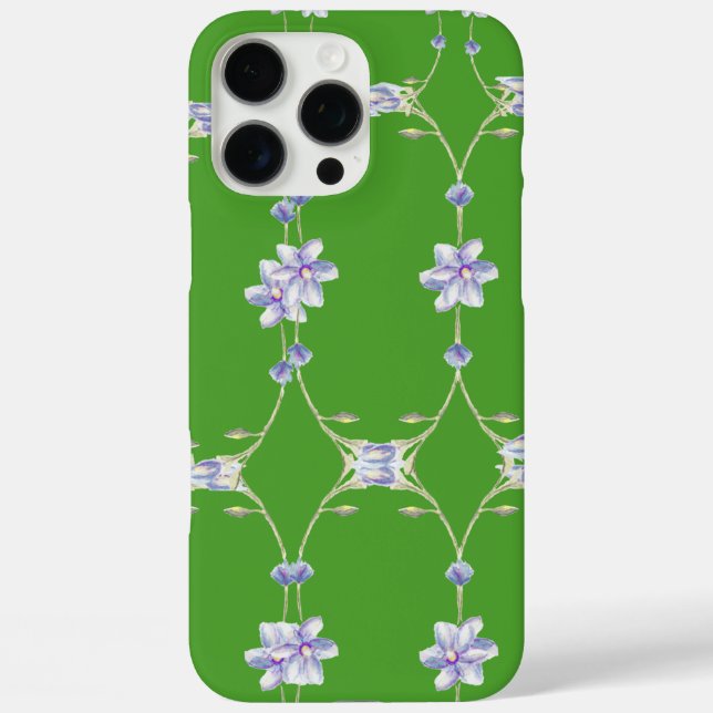 Green Floral Elegance - Fall Phone Case-Mate iPhone Hülle (Rückseite)