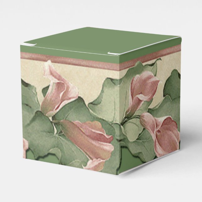 Green Floral Fevor Box Geschenkschachtel (Vorderseite)