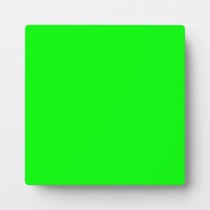 Green Fluo Neon Color Passen Sie das an! Fotoplatte