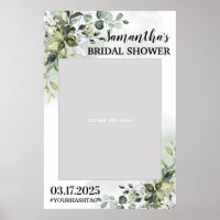 Green Foliage Boho Brautparty Foto Prop