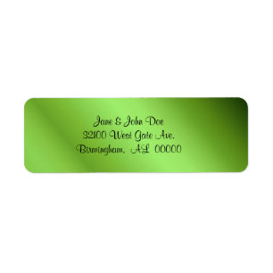 Green-Folie-Look Labels