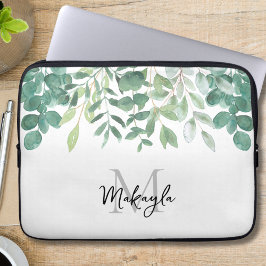 Green Folies für Monogramm Laptopschutzhülle