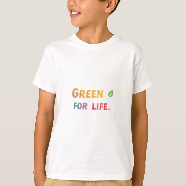 Green for Life Öko Friendly T - Shirt (Vorderseite)