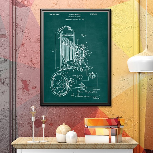 Green | Fotografisches Patent Poster (Von Creator hochgeladen)