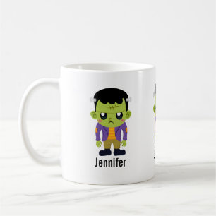 Green Frankenstein Monster Halloween Kaffeetasse
