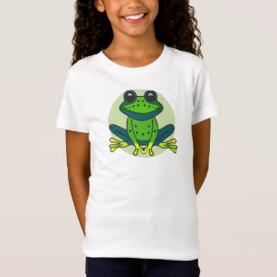 Green Frog Cartoon-74742 T-Shirt