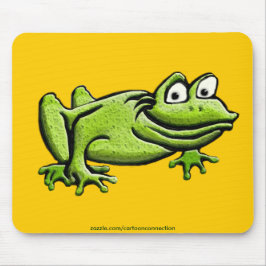 Green Frog Cartoon Mousepad