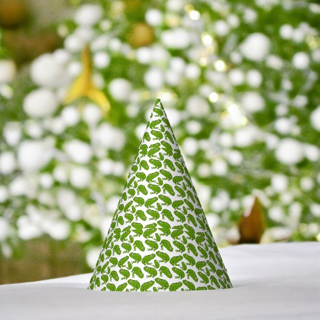 Green Frog Cartoon Partyhütchen (green frog Paper party hat, Kids,adults,party birthday hat,Baby Shower,wedding,celebration hat)