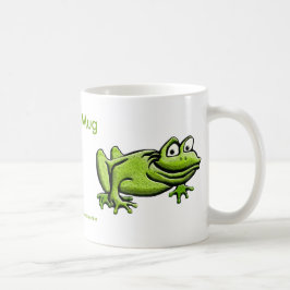 Green Frog Cartoon Tasse