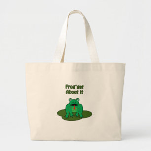 Green Frog - Frosch macht sich damit klar Jumbo Stoffbeutel