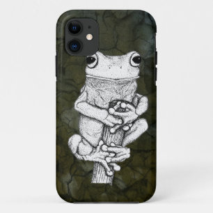 Green Frog on a Case Art von Skye Ryan-Evans ©