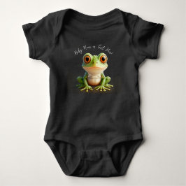 Green Frog Personalisiert Baby Gift Strampler