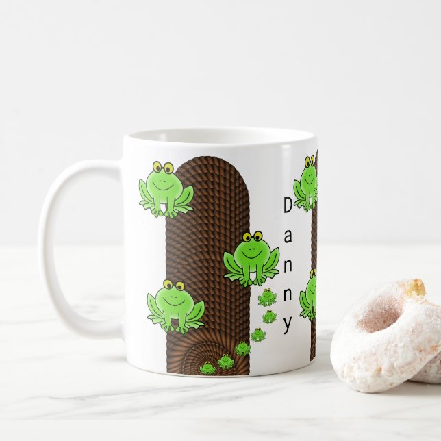 Green Frogs Rope Tasse (Mit Donut)