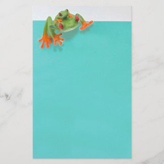green frogs Stationery Briefpapier