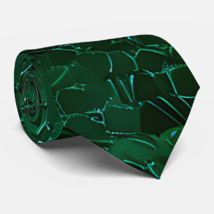 Green Funkelnd Sequin Neck Tie Party Wear Krawatte