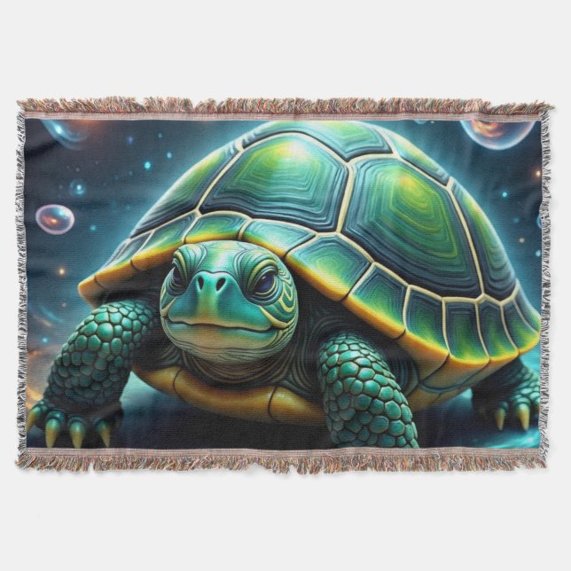 Green Galactic Sea Turtle Decke (Vorderseite)