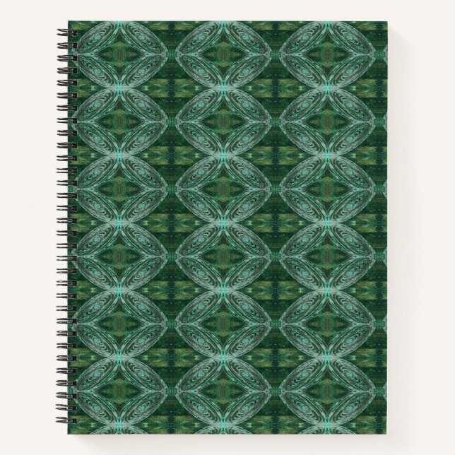 Green Galaxy-Notebook Notizbuch (Vorderseite)