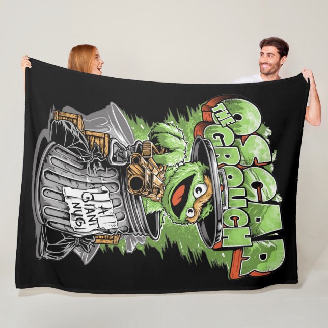 Green Garbage Monster  Fleecedecke (Beispiel)