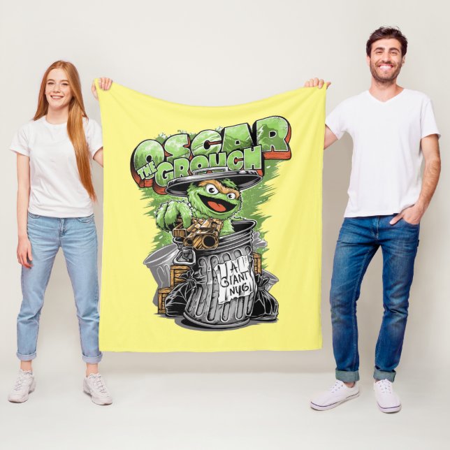 Green Garbage Monster  Fleecedecke (Beispiel)