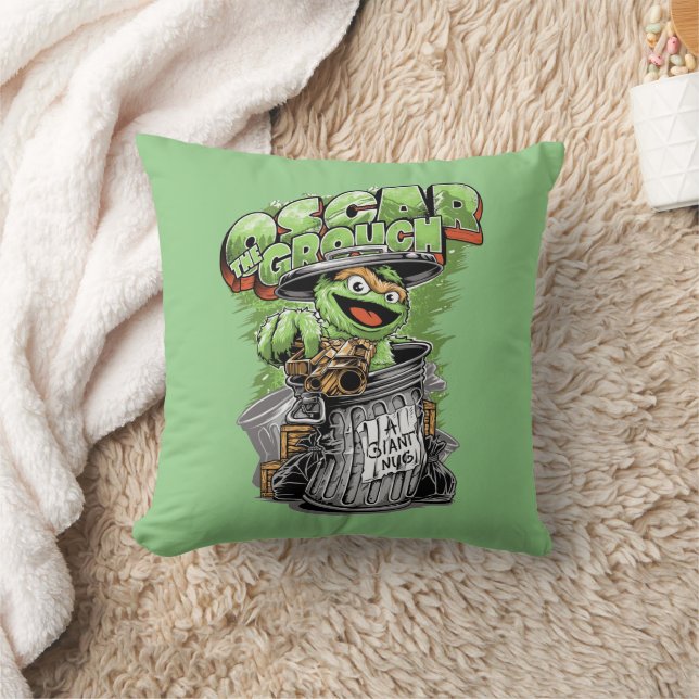 Green Garbage Monster Kissen (Decke)