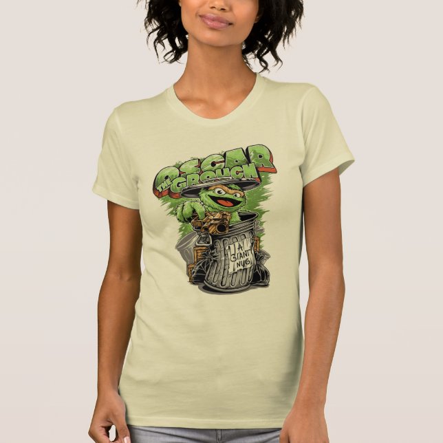 Green Garbage Monster  T-Shirt (Vorderseite)