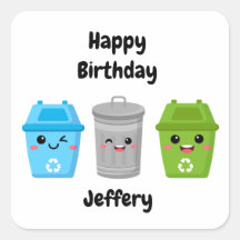 Green Garbage Truck - Geburtstag eines Kindes