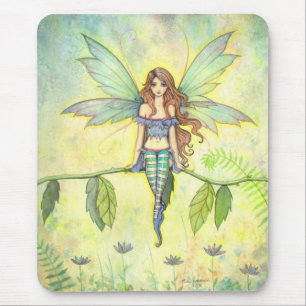 Green Garden Faiasy Fantasy Fantastische Bergwelte Mousepad
