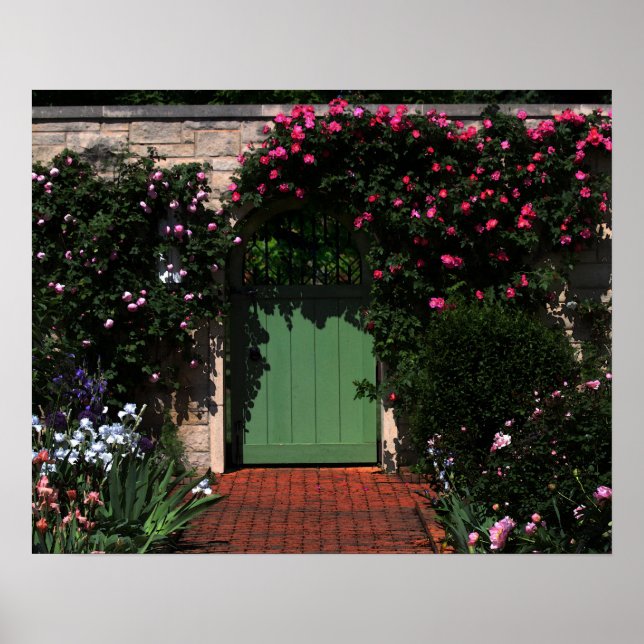 Green Garden Gate Poster (Vorne)