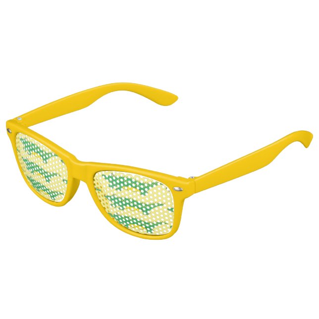 Green Gator Alligator Crocodile Gastgeschenk Shade Sonnenbrille (Schrägansicht)