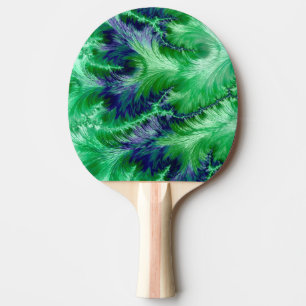 ~ GREEN GAZE ~ Original Fraktal ~ Ping Pong Paddle Tischtennis Schläger
