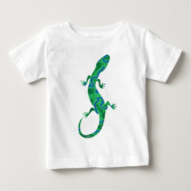 Green Gecko Baby T-shirt (Vorderseite)