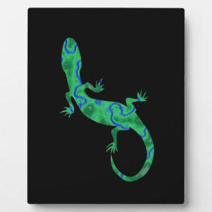 Green Gecko Fotoplatte