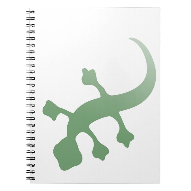 Green Gecko Notizblock (Vorderseite)