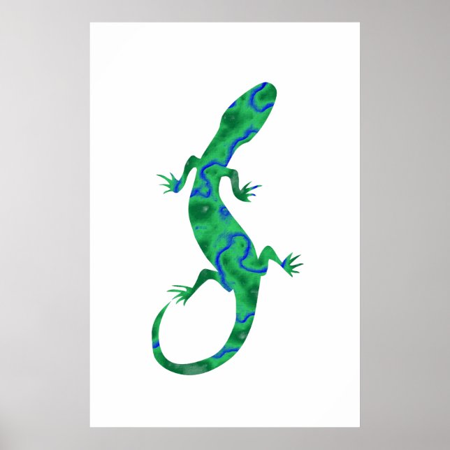 Green Gecko Poster (Vorne)