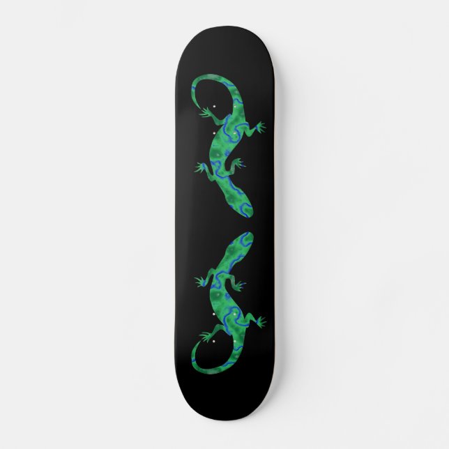 Green Gecko Skateboard (Vorderseite)