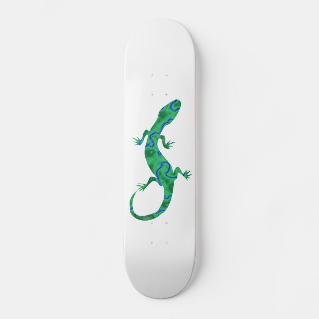 Green Gecko Skateboard (Vorderseite)